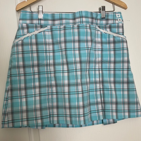 Izod cools fx stretch women's plaid skort size 6 - Picture 1 of 6